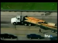 Crazy Trailer Driver vs Police