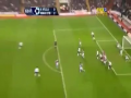 Brilliant soccer goal by Paul Scholes