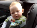 Cute Baby Fighting Sleep